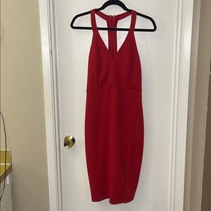Lulu's Vibrant Red Dress